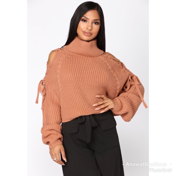 Vera Moda Tie Sleeve Sweater - Picture 5 of 8